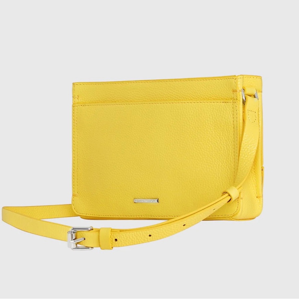 Rebecca Minkoff Regan Crossbody in Soleil & Silver, NWT